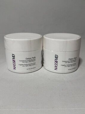NASSIFMD Detox Pads Complexion perfecting Pads, x2 New & Sealed.